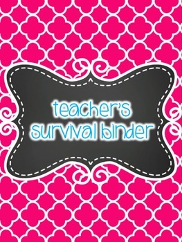 Preview of Teacher Survival Binder- Teacher Binder