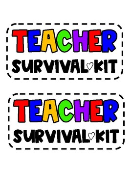 Download Teacher Survival Kit By Laura Boesche Teachers Pay Teachers