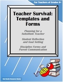 Teacher Survival-Substitute, Reflection, Goals, Discipline