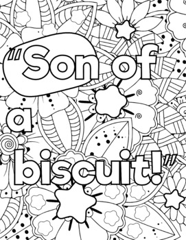 Printable Swear Word Coloring Book Pages Inappropriate