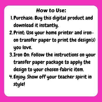 Iron on Number 4 for Tshirt Transfer INSTANT DOWNLOAD Printable (Instant  Download) 