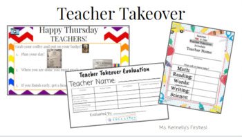 Preview of Teacher Takeover (teacher for a day!)