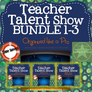 Preview of Teacher Talent Show Skits #1-3 BUNDLE