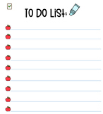 Teacher To-Do List