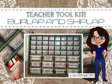 Teacher ToolBox Kit Labels- Multi Drawer Organizer (Shipla