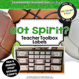 Sports Theme Teacher Toolbox Labels