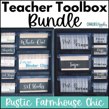 How to Organize your Supplies with a Teacher Toolbox - Chalk & Apples