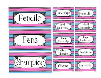 Teacher Toolbox Labels by Shari Copeland | Teachers Pay Teachers