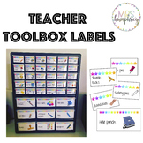 Teacher Toolbox Labels #austeacherBFR