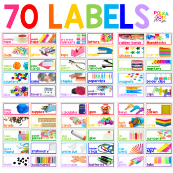 Big, Medium and Small Size Display Labels (Teacher-Made)