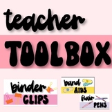 Teacher Toolbox Labels: Groovy/Retro