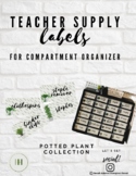 Teacher Toolbox Labels | Potted Plant Collection