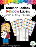 Teacher Toolbox Labels Rainbow Theme