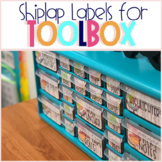 Teacher Toolbox Labels - Shiplap-Travel Edition