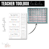 Teacher Toolbox Labels (Spotlight) - PASTEL