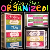 Teacher Toolbox Labels and Sterilite Drawer Labels {Colorf