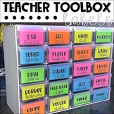 FREE Teacher Toolbox Labels for Bunnings Toolbox