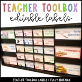 Teacher Toolbox Real Pictures | Editable | Bright Rainbow 