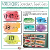 Teacher Toolbox - Watercolor Design