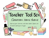 Teacher Toolbox labels