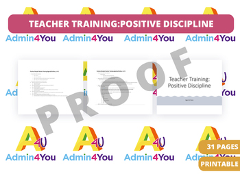Preview of Teacher Training: Positive Discipline
