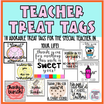 Preview of Teacher Treat Tags