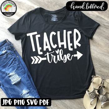 Download Teacher Tribe Svg Design By Amy And Sarah S Svg Designs Tpt