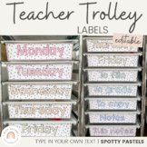 Teacher Trolley Labels | 10 Drawer Cart Labels | SPOTTY PA