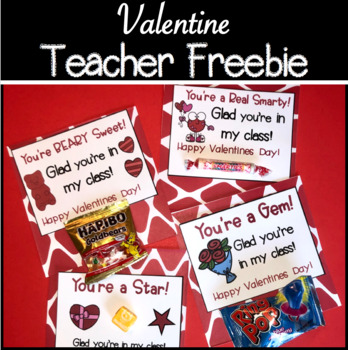 Teacher Valentine's Day Card FREEBIE! by A Special Place | TpT