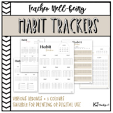 Teacher Wellbeing: Habit Trackers