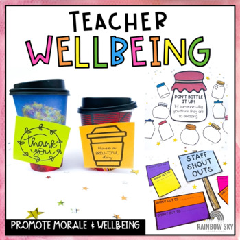 Preview of Teacher Wellbeing pack (Boosting Staff Wellbeing & Morale)