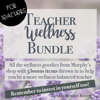 Preview of Teacher Wellness Bundle