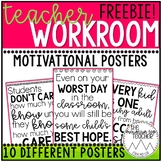 Teacher Work Room Posters | FREEBIE!