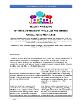 Preview of Teacher Workbook: Activities and Themes on Race, Class and Gender
