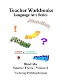 Teacher Workbooks, LA Series - Word Libs, Summer Theme Vol 4