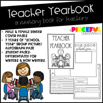 Teacher Yearbook- A Memory Book for Teachers