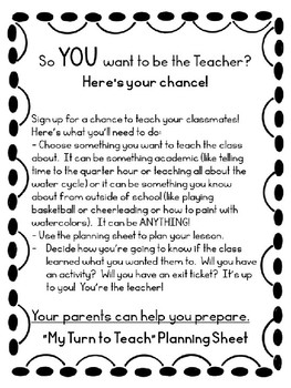 Preview of Teacher a Day Activity & Reflection EDITABLE