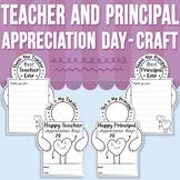 Teacher and Principal Appreciation Day Craft | Writing Pro
