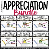Teacher and Staff Appreciation Thank You Note Bundle | End