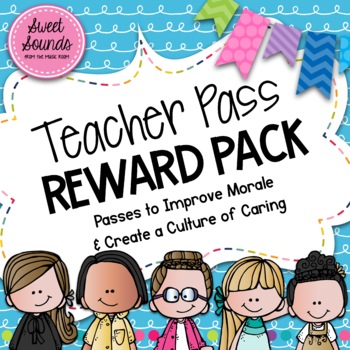Preview of Teacher and Staff Jeans Pass Reward Pack