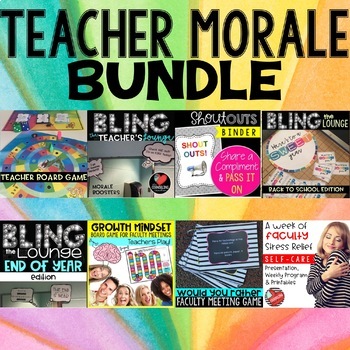Preview of Teacher and Staff Morale Biggest Bundle