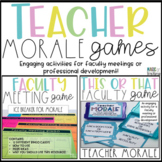 Teacher and Staff Morale Booster Games for Professional De