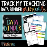 Teacher and Student Data Tracking Binder Printable