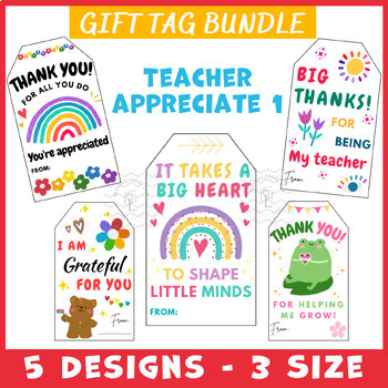 Preview of Teacher appreciate gift tags quotes crafts BUNDLE 1 Activities early finishers