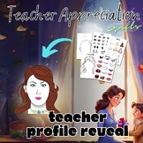 Teacher appreciation week Character profile template Portr