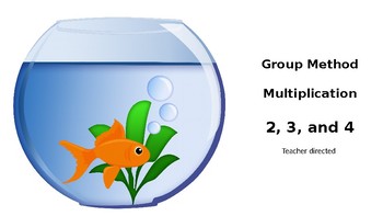 Preview of Teacher directed Multiplication Grouping method