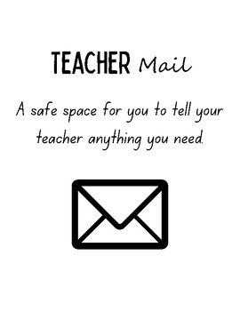 Preview of Teacher mail