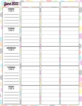 Teacher planner 2021-2022 Confetti Theme- Editable by Confetti in 1st