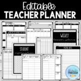 Teacher planner (Editable)