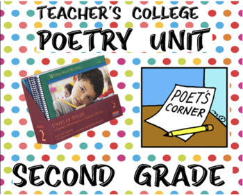 Preview of Teacher's College Grade 2 Poetry Unit